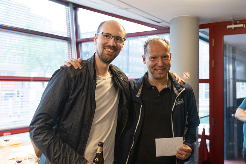 De toernooiwinnaars Stefan Kuipers en Jan-Willem de Jong - foto door Harry Gielen